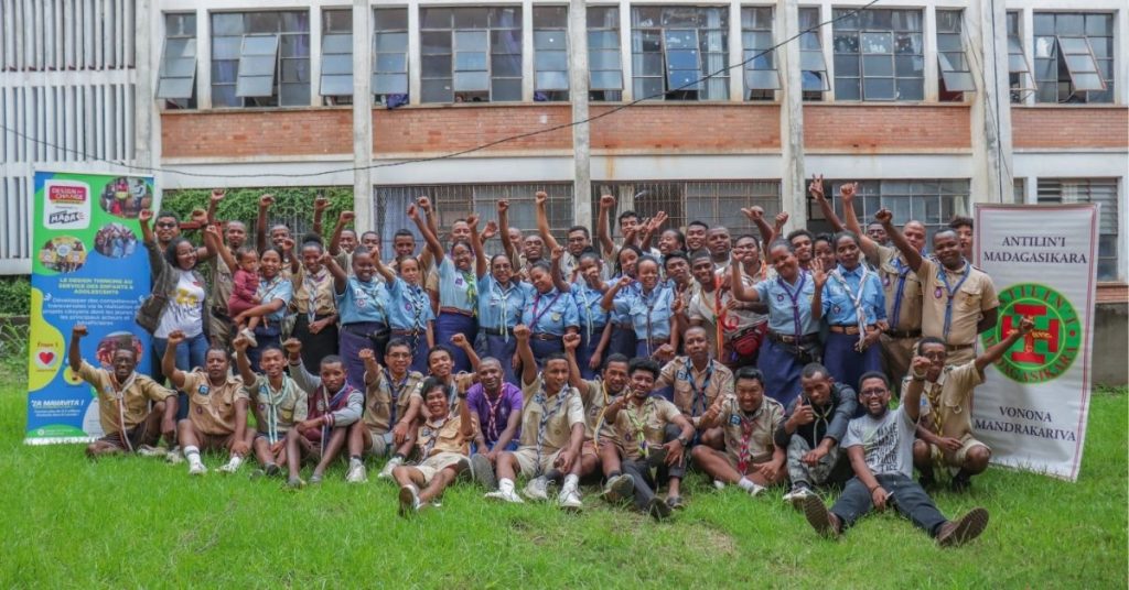 Nouveaux facilitateurs DFC issus de la formation initiale des scouts catholiques de la région Analamanga